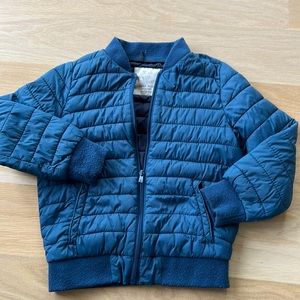 Zara Boys lightweight Quilted Bomber Jacket